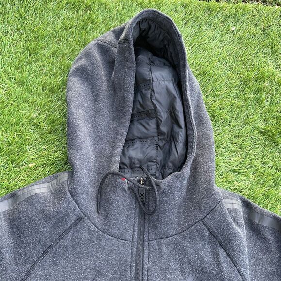 Nike Jacket Womens Small Gray Tech Fleece Aeroloft 800 Down Primaloft Parka - Picture 4 of 11